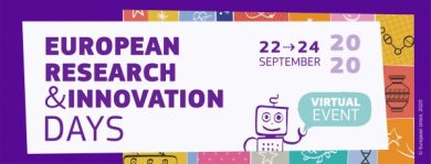 EUROPEAN RESEARCH & INNOVATION DAYS 2020