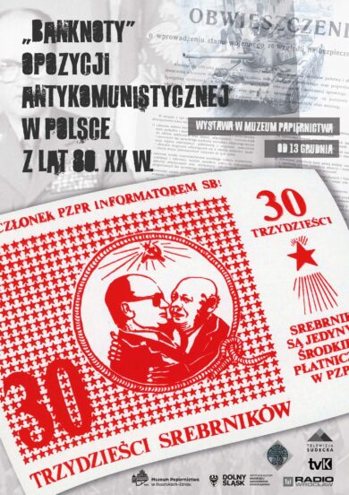 2021-12 wystawa Banknoty opozycji plakat A2 