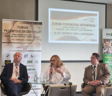 Forum Przmeysłu Drzewnego 1 Panel dyskusyjny z udziałem  Anety Muskały, prezes SPP
