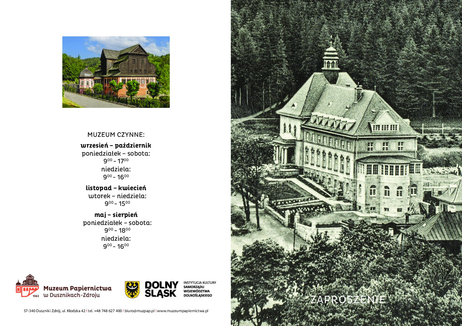 100 lat Franciszkanów w Dusznikach zaproszenie 